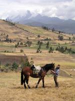 Riding near Otavalo